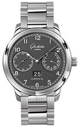 Glashütte Original Senator Observer Szary/Stal Ø44 mm 100-14-02-02-14