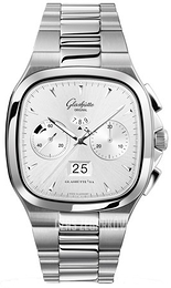 Glashütte Original Senator Srebrny/Stal 40x40 mm 37-02-02-02-70