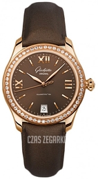 Glashütte Original Lady Serenade Brązowy/Tkanina Ø36 mm 39-22-01-11-45