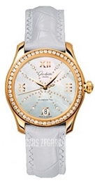 Glashütte Original Lady Serenade Biały/Skóra Ø36 mm 39-22-12-11-04