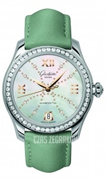 Glashütte Original Lady Serenade Biały/Tkanina Ø36 mm 39-22-12-22-44