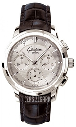 Glashütte Original Senator Srebrny/Skóra Ø40 mm 39-31-33-42-04