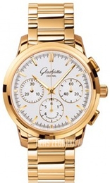 Glashütte Original Senator Srebrny/18 karatowe różowe złoto Ø40 mm 39-31-41-41-14