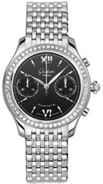 Glashütte Original Lady Serenade Chronograph Czarny/Stal Ø38 mm 39-34-13-12-14