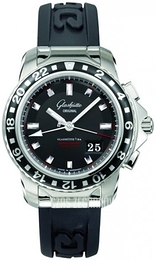 Glashütte Original Sport Evolution Czarny/Guma Ø42 mm 39-55-43-03-04