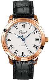 Glashütte Original Senator Srebrny/Skóra Ø40 mm 39-59-01-05-04