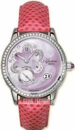 Glashütte Original Star Pink Passion Biały/Skóra Ø39.4 mm 90-01-52-52-04