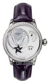 Glashütte Original Star Seashell Biały/Skóra Ø39.4 mm 90-02-61-61-04