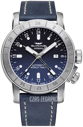 Glycine Airman Niebieski/Skóra Ø44 mm GL0054