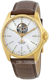 Glycine Combat Srebrny/Skóra Ø40 mm GL0121