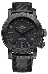 Glycine Airman Czarny/Skóra Ø44 mm GL0155