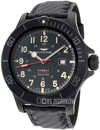 Glycine Combat Czarny/Skóra Ø48 mm GL0241