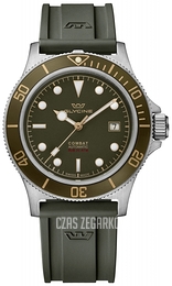 Glycine Combat Sub Zielony/Guma Ø42 mm GL0329