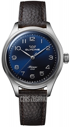 Glycine Bienne 1914 Niebieski/Skóra Ø39 mm GL0334