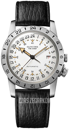 Glycine Airman Biały/Skóra Ø40 mm GL0471