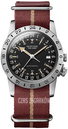 Glycine Airman Czarny/Skóra Ø40 mm GL0474