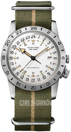 Glycine Airman Biały/Skóra Ø40 mm GL0475