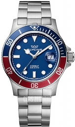 Glycine Combat Sub Niebieski/Stal Ø42 mm GL1016