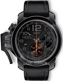 Graham Chronofighter Oversize Czarny/Tkanina Ø47 mm 2CCAU.B01A