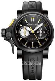 Graham Chronofighter Rac Trigger Czarny/Guma Ø46 mm 2TRAB.B01A