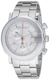 Gucci 101 M Srebrny/Stal Ø44 mm YA101339
