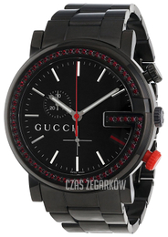 Gucci G Chrono Czarny/Stal Ø44 mm YA101348