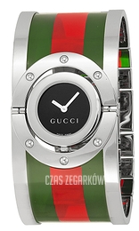 Gucci Twirl Czarny/Stal Ø23.5 mm YA112417