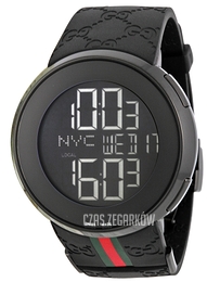 Gucci 114 XL Czarny/Guma Ø44 mm YA114207