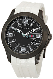 Gucci G-Timeless Czarny/Guma Ø44.5 mm YA126204