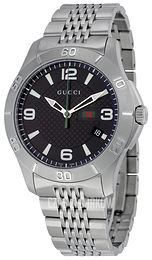 Gucci G-Timeless Czarny/Stal Ø45 mm YA126218