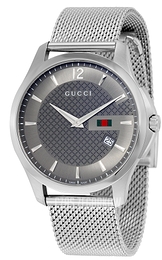 Gucci 126 LG Szary/Stal Ø40 mm YA126315
