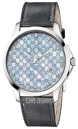 Gucci 126 LG Szary/Skóra Ø40 mm YA126307