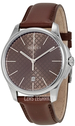 Gucci G-Timeless Brązowy/Skóra Ø40 mm YA126318