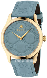 Gucci G-Timeless Niebieski/Skóra Ø38 mm YA1264097