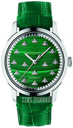 Gucci G-Timeless Zielony/Skóra Ø38 mm YA1264213
