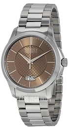 Gucci G-Timeless Brązowy/Stal Ø38 mm YA126431