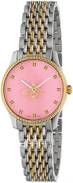 Gucci G-Timeless Różowy/Stal w odcieniu złota Ø29 mm YA1265030
