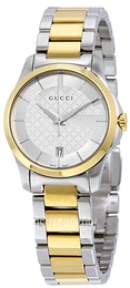 Gucci G-Timeless Srebrny/Stal w odcieniu złota Ø27 mm YA126531