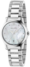 Gucci G-Timeless Biały/Stal Ø27 mm YA126542