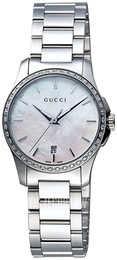 Gucci G-Timeless Biały/Stal Ø27 mm YA126543