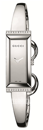 Gucci 127 SM Srebrny/Stal 34x14 mm YA127505