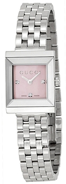 Gucci G- Frame Różowy/Stal YA128401