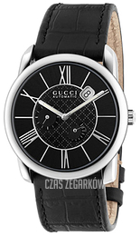 Gucci Handmaster Czarny/Skóra Ø40 mm YA135301