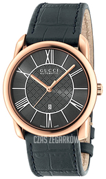 Gucci Handmaster Szary/Skóra Ø40 mm YA135302