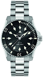 Gucci Dive Czarny/Stal Ø40 mm YA136353