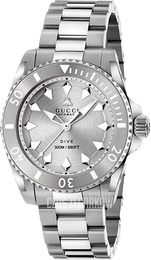 Gucci Dive Srebrny/Stal Ø40 mm YA136354