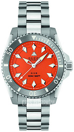 Gucci Dive Pomarańczowy/Stal Ø40 mm YA136355