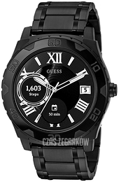 Guess Czarny/Stal Ø44 mm C1001G5