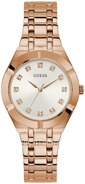Guess Srebrny/Stal w kolorze różowego złota Ø36 mm GW0114L3