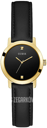 Guess Mini Nova Czarny/Skóra Ø25 mm GW0246L3